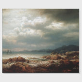 Papier Cadeau Paysage côtier de système de roquette d'artillerie (Plat)