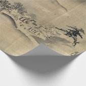 Papier Cadeau Paysage de Kano Chikanobu (Coin)