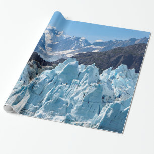 Papier Cadeau Paysage de la baie Glacier de l'Alaska