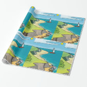 Papier Cadeau Paysage de la voile (Déroulé)