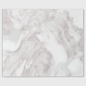Papier Cadeau Paysage de marbre blanc II (Plat)