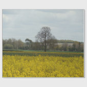 Papier Cadeau Paysage de photo de style ancien (Plat)