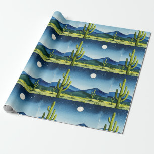 Papier Cadeau Paysage désertique