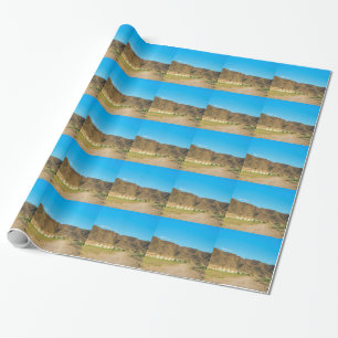 Papier Cadeau Paysage désertique à Almeria, Andalousie, Espagne
