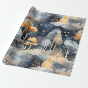 Papier Cadeau Paysage hivernal