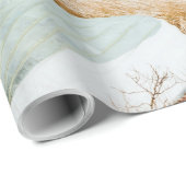 Papier Cadeau Paysage marin merveilleux (Coin rond)