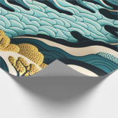 Papier Cadeau Paysage Moderne (Coin)