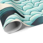 Papier Cadeau Paysage Moderne (Coin rond)