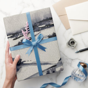 Papier Cadeau Paysage neigeux