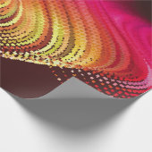 Papier Cadeau Paysage numérique coloré Abstrait avec flux (Coin)