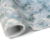 Papier Cadeau Paysage Plage Joli (Coin rond)