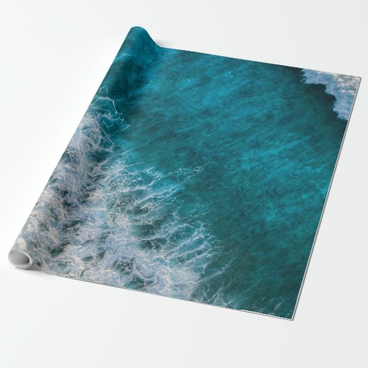 Papier Cadeau Paysage Plage Joli (Déroulé)