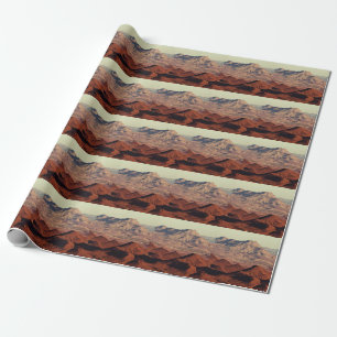 Papier Cadeau Paysages des Montagnes Atlas Maroc Paysages