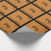 Papier Cadeau Pb - Chimie du beurre d'arachide Symbole de tablea (Coin)