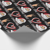 Papier Cadeau Peace Love Christmas (Coin)
