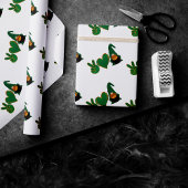 Papier Cadeau Peace Love Gnome | Sublimation de la Saint Patrick