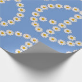 Papier Cadeau peace sign daisies daisy boho (Coin)