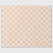 Papier Cadeau Peach Backgrounds with Circular Pattern (Plat)