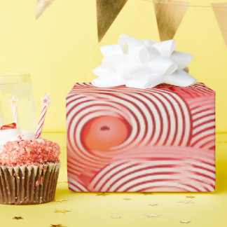 Papier Cadeau Peach Fuzz Abstrait Botanical Fruity Motif 19