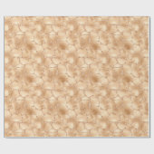 Papier Cadeau Peach Gold Parties scintillant Glam Sparkle Giraff (Plat)