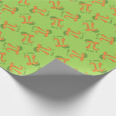 Papier cadeau Peach Pi Cute Math Pi Day (Coin)