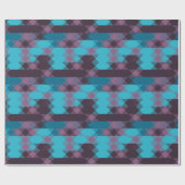 Papier Cadeau peacock blue, purple, topaz blue and thunder (Plat)