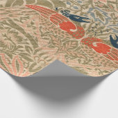 Papier Cadeau Peacock Et Dragon (1878) Par William Morris (Coin)