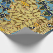 Papier Cadeau Peacocks Birds Rowan Trees Art Nouveau (Coin)