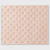 Papier Cadeau Pearl beige cuir texture (Plat)