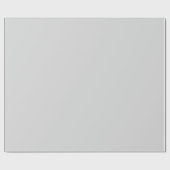 Papier Cadeau Pearl gris couleur solide | Classique | Élégant (Plat)
