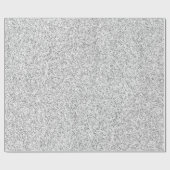 Papier Cadeau Pearl White Luxe Parties scintillant en argent (Plat)