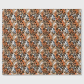 Papier Cadeau Peau animale : motif léopard créatif. (Plat)