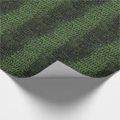 Papier Cadeau Peau d'alligator de marais de la Louisiane (Coin)