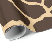 Papier Cadeau Peau de girafe| Papier à envelopper (Coin rond)