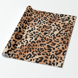 Papier Cadeau peau de léopard. Design élégant de blouse avec léo