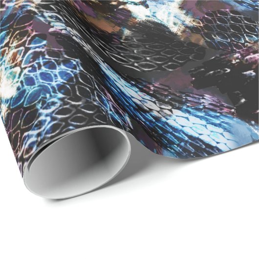 Papier Cadeau Peau de serpent (Coin rond)