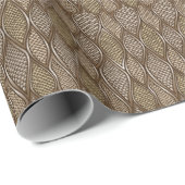 Papier Cadeau Peau de serpent stylisée (Coin rond)
