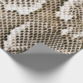 Papier Cadeau peau python, motif de serpent, motif de peau anima (Coin)