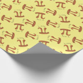 Papier cadeau Pecan Pi Cute Math Pi Day (Coin)