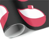 Papier Cadeau Pêche à la barbe (Coin rond)