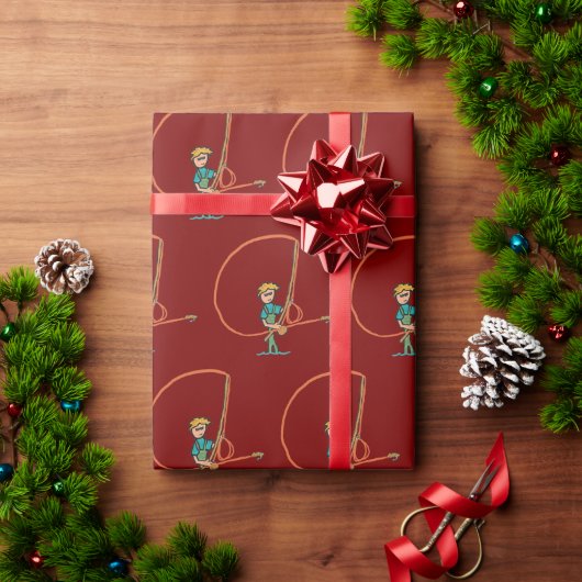 Papier Cadeau Pêche à la mouche (Cadeau de vacances)