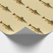 Papier Cadeau Pêche à la truite (Coin)