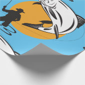 Papier Cadeau Pêche à la truite (Coin)