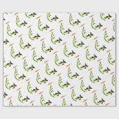 Papier Cadeau Pêche au brochet et pêche à la mouche (Plat)
