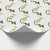 Papier Cadeau Pêche au brochet et pêche à la mouche (Coin)
