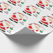 Papier Cadeau Pêche cadeau de Noël (Coin)