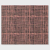 Papier Cadeau Pêche de la terre de motif tissée par graphique (Plat)