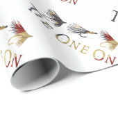 PAPIER CADEAU PÊCHE DE MOUCHE ETATS-UNIS (Coin rond)