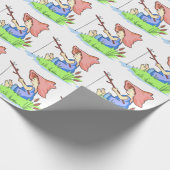 Papier Cadeau Pêche des garçons (Coin)