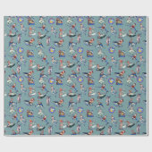 Papier Cadeau Pêche Épouse Les Filles (Plat)